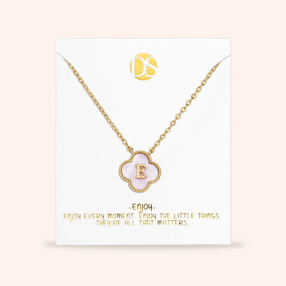 "Unique Blossom" Mother of Pearl Reversible Necklace