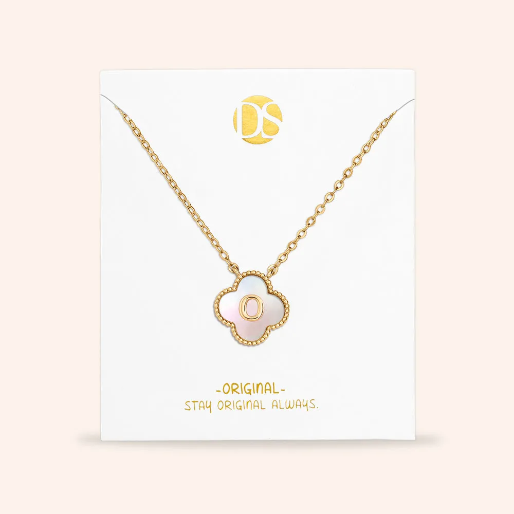"Unique Blossom" Mother of Pearl Reversible Necklace