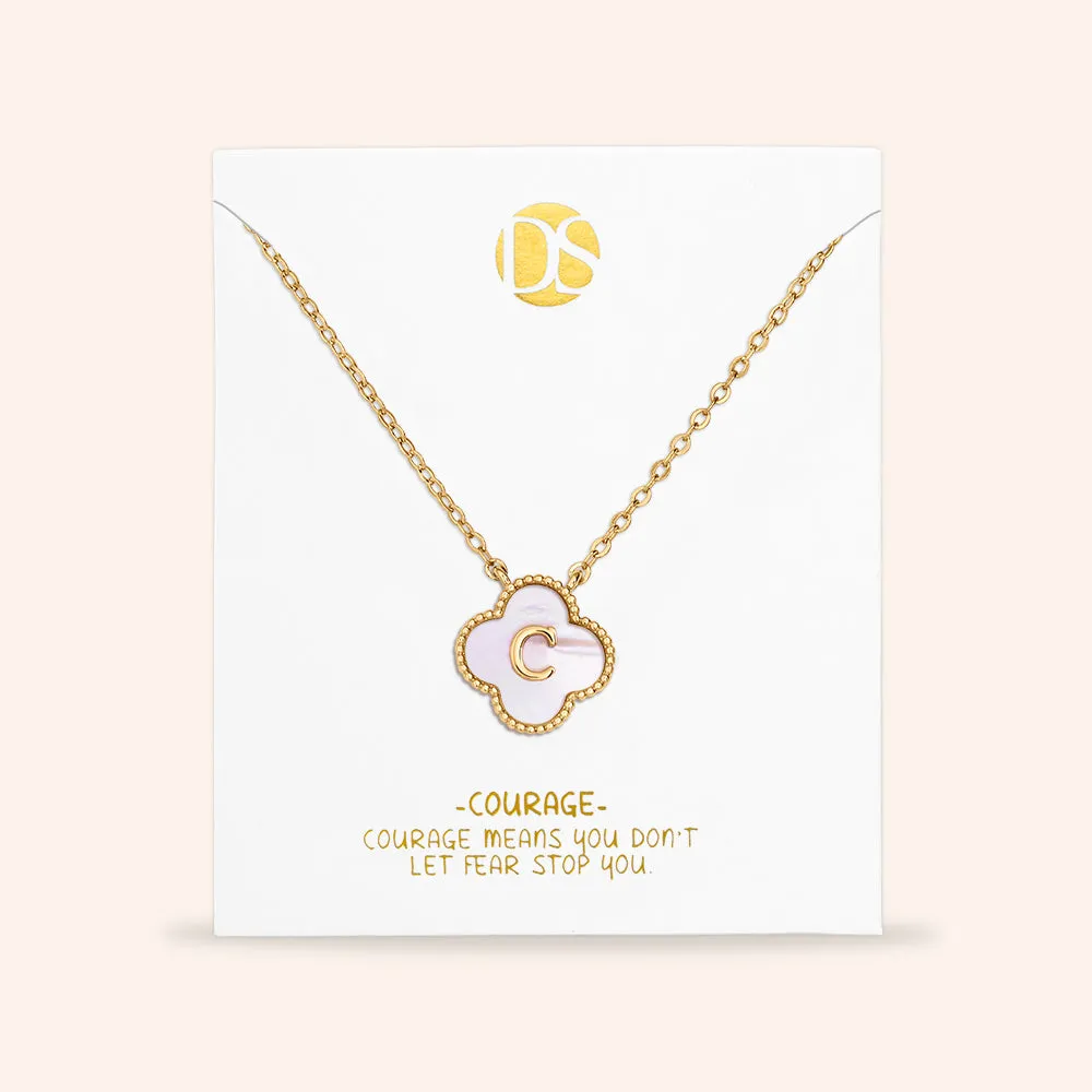 "Unique Blossom" Mother of Pearl Reversible Necklace