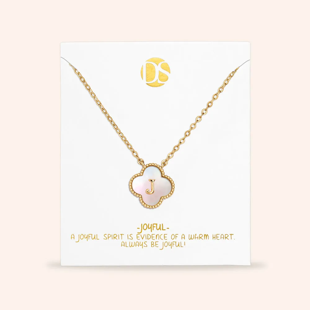 "Unique Blossom" Mother of Pearl Reversible Necklace