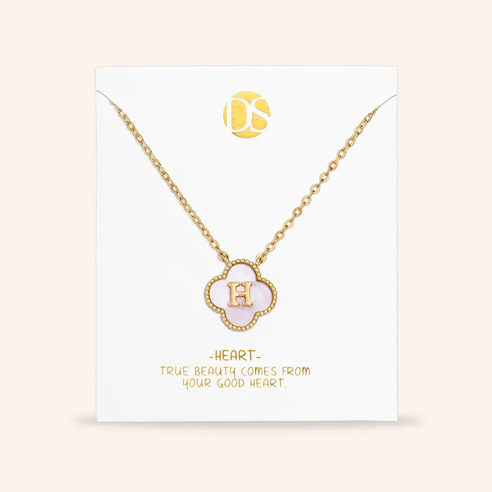 "Unique Blossom" Mother of Pearl Reversible Necklace