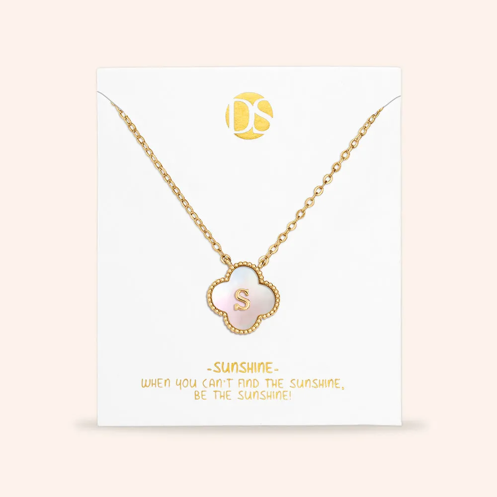 "Unique Blossom" Mother of Pearl Reversible Necklace