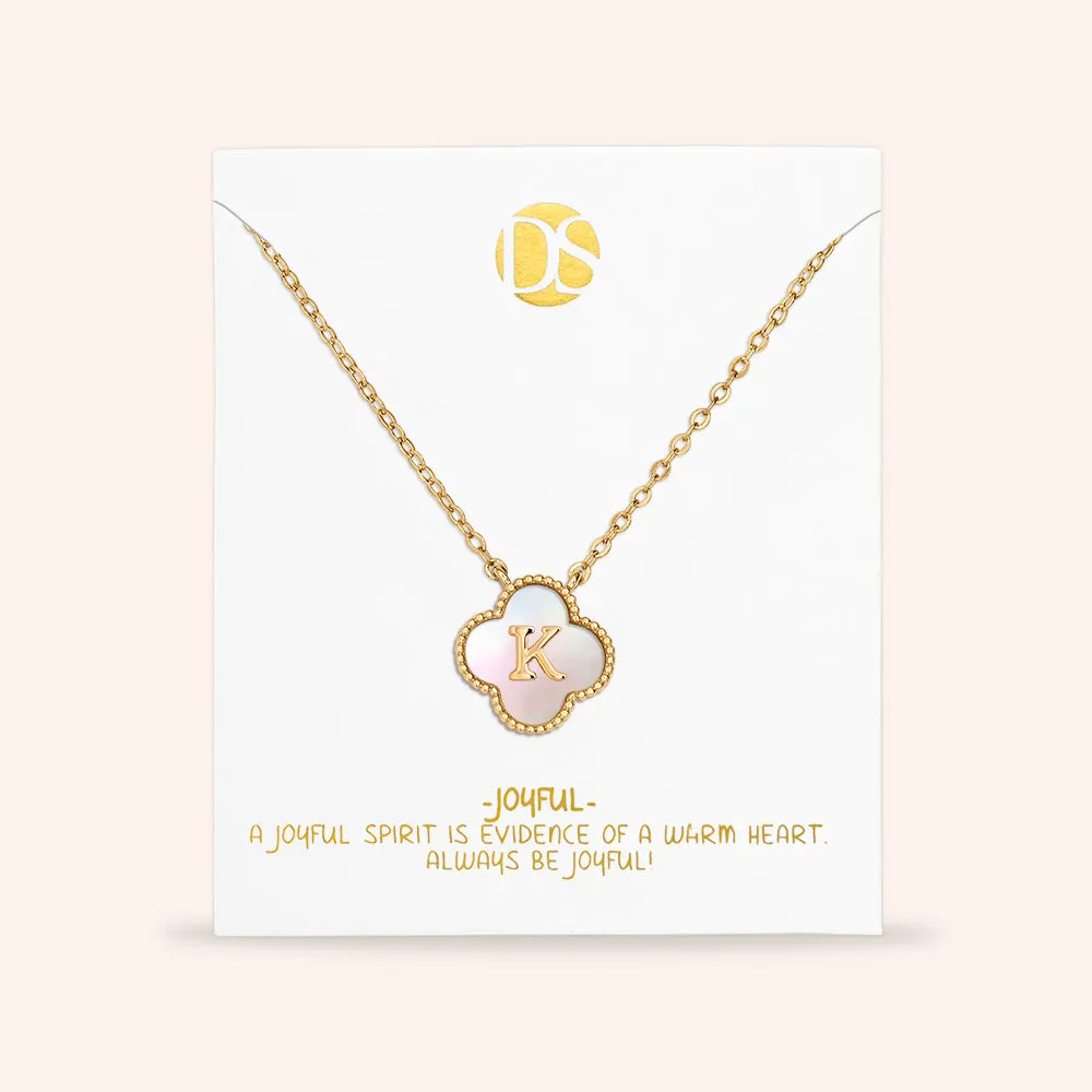 "Unique Blossom" Mother of Pearl Reversible Necklace