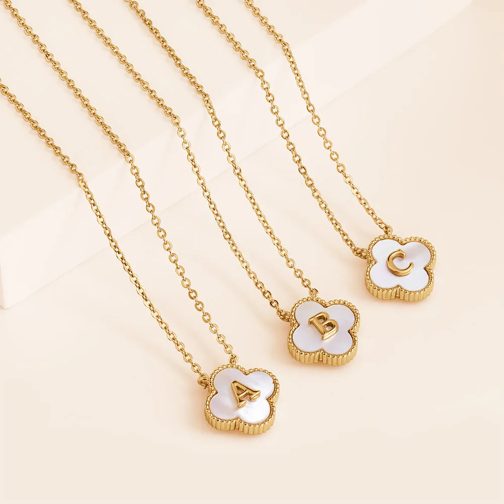 "Unique Blossom" Mother of Pearl Reversible Necklace