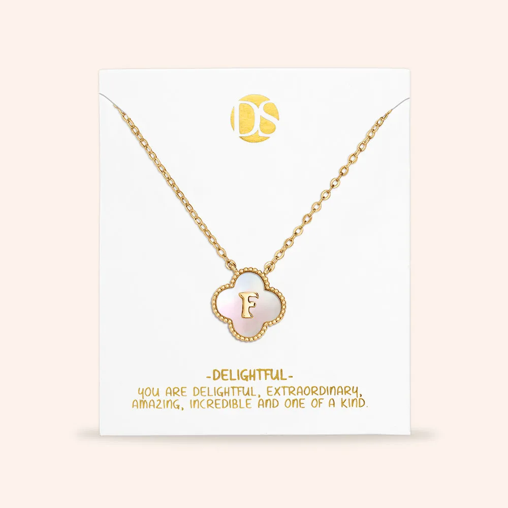 "Unique Blossom" Mother of Pearl Reversible Necklace