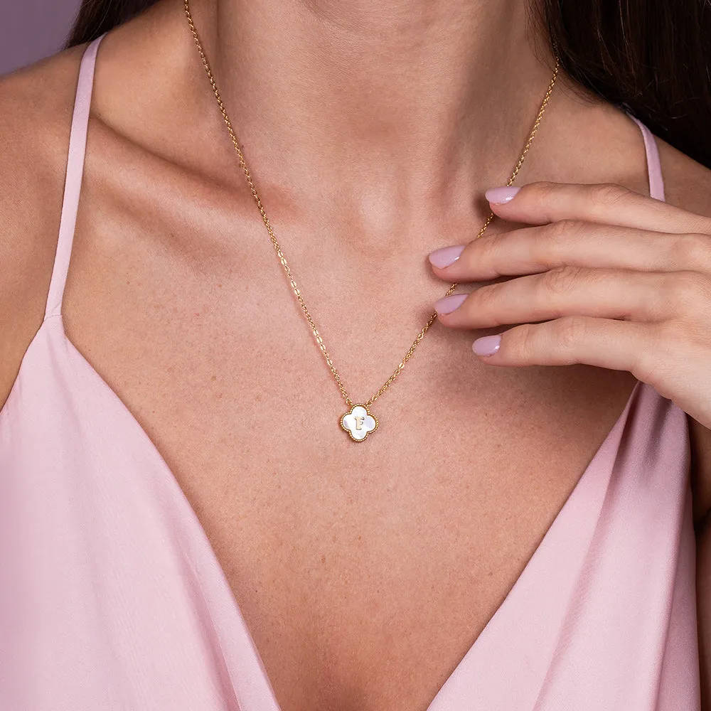 "Unique Blossom" Mother of Pearl Reversible Necklace