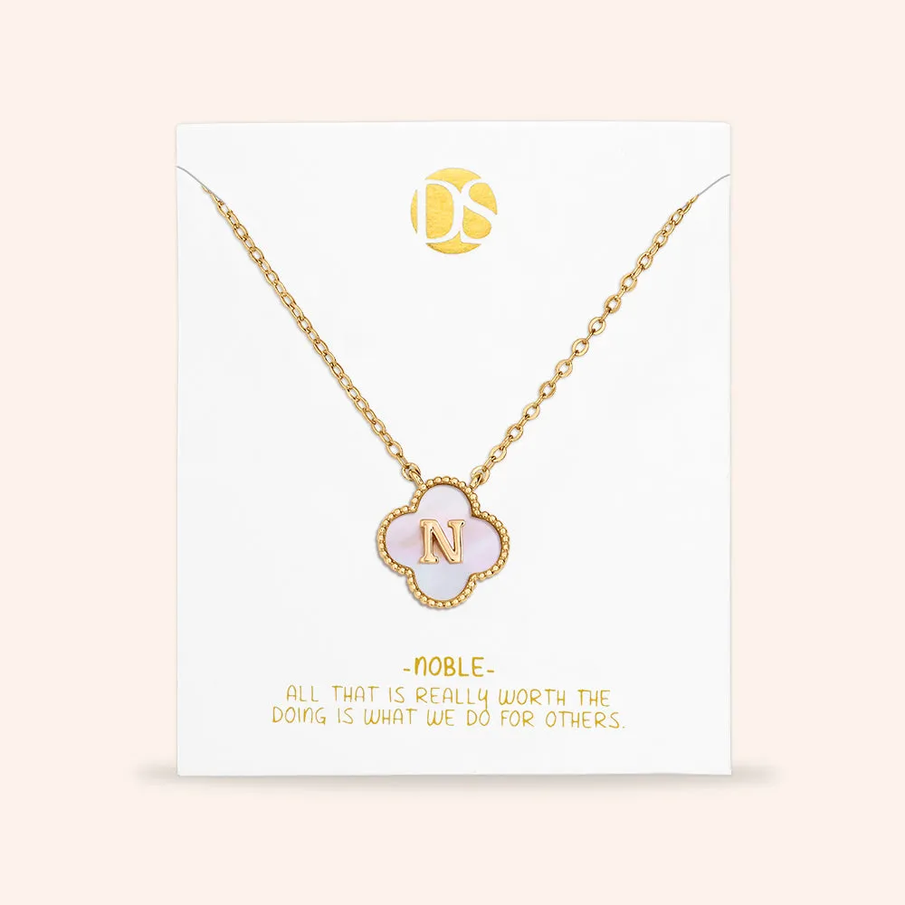 "Unique Blossom" Mother of Pearl Reversible Necklace