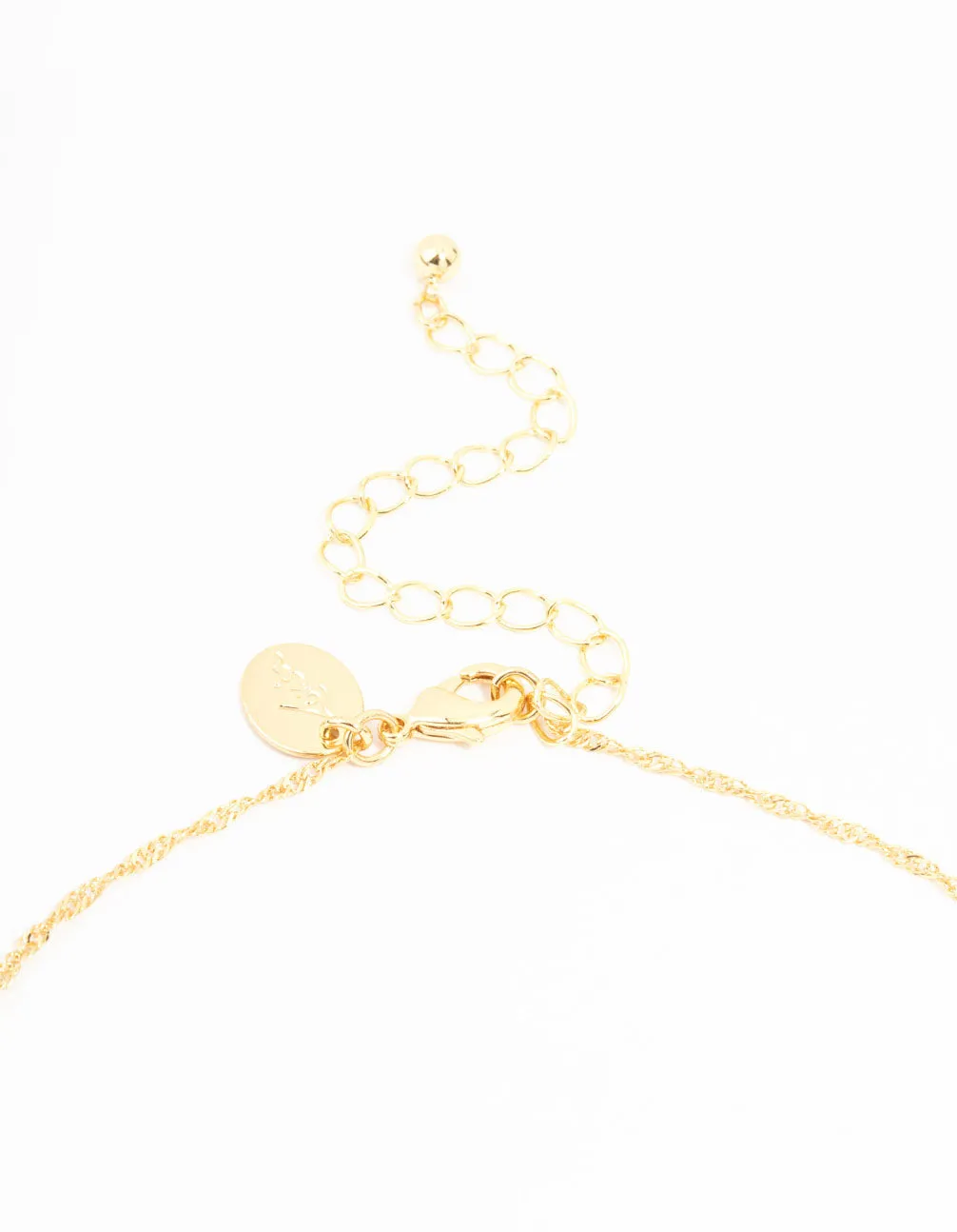 Real Gold Plated Heart Bow Locket Pendant Necklace