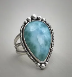 RESERVED: Larimar Ring