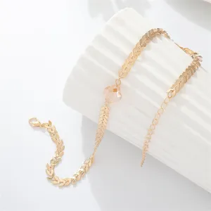 Resin & 18K Gold-Plated Clover Pendant Necklace