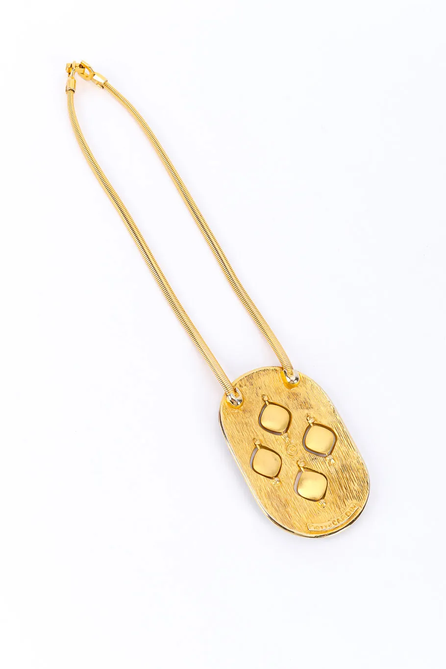 Revolving Charm Pendant Necklace
