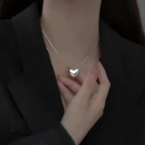 Romantic Heart Shaped Short Necklace