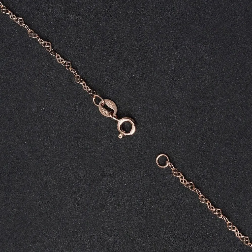 Romantic Love Heart Design Chain Necklace