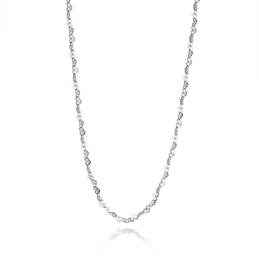 Romantic Love Heart Design Chain Necklace