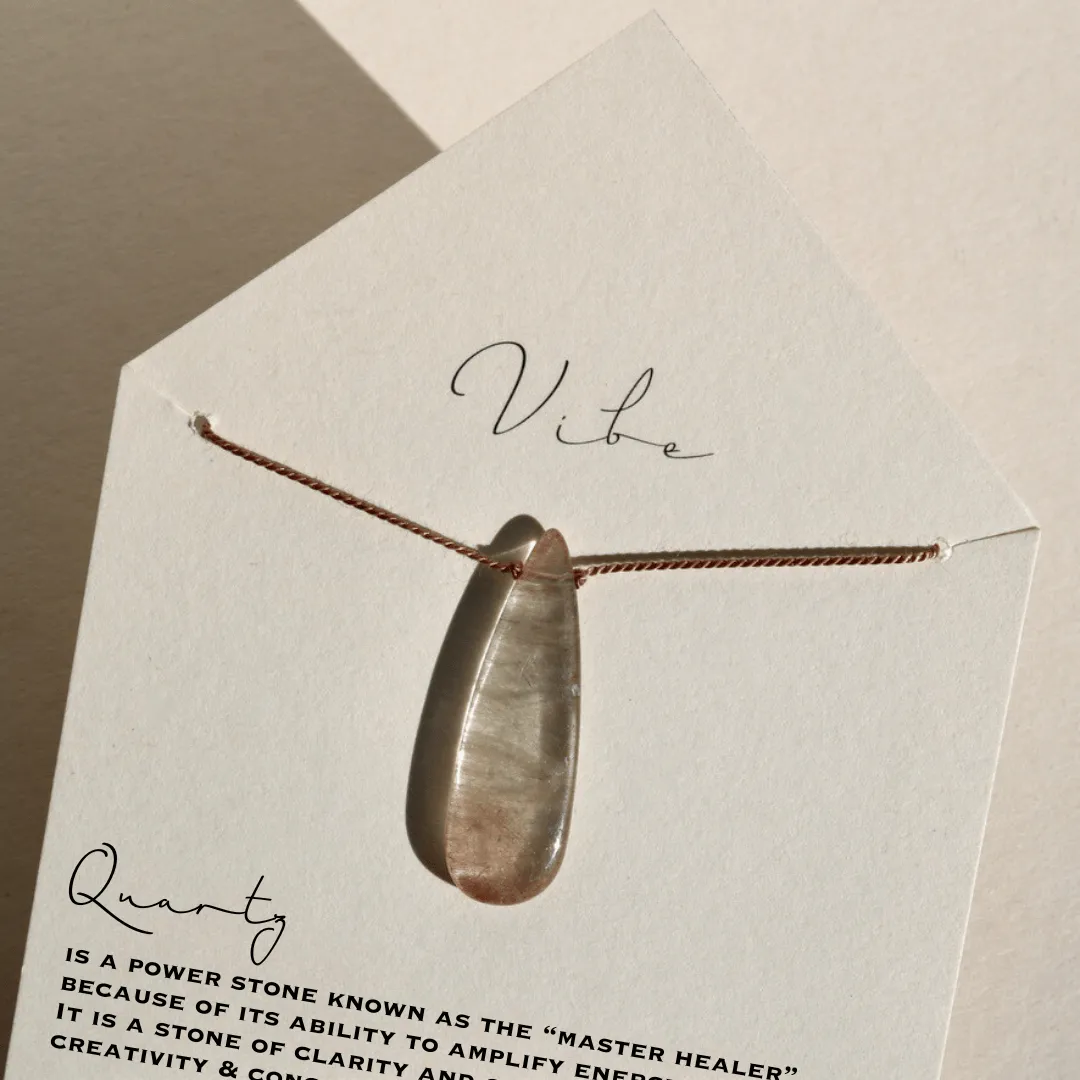 RUTILE QUARTZ NECKLACE
