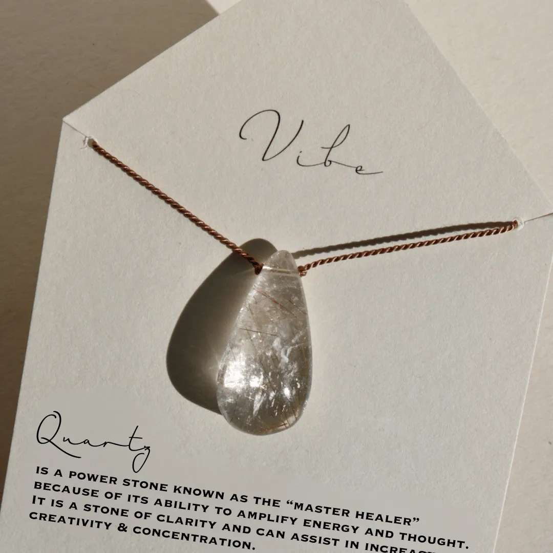 RUTILE QUARTZ NECKLACE