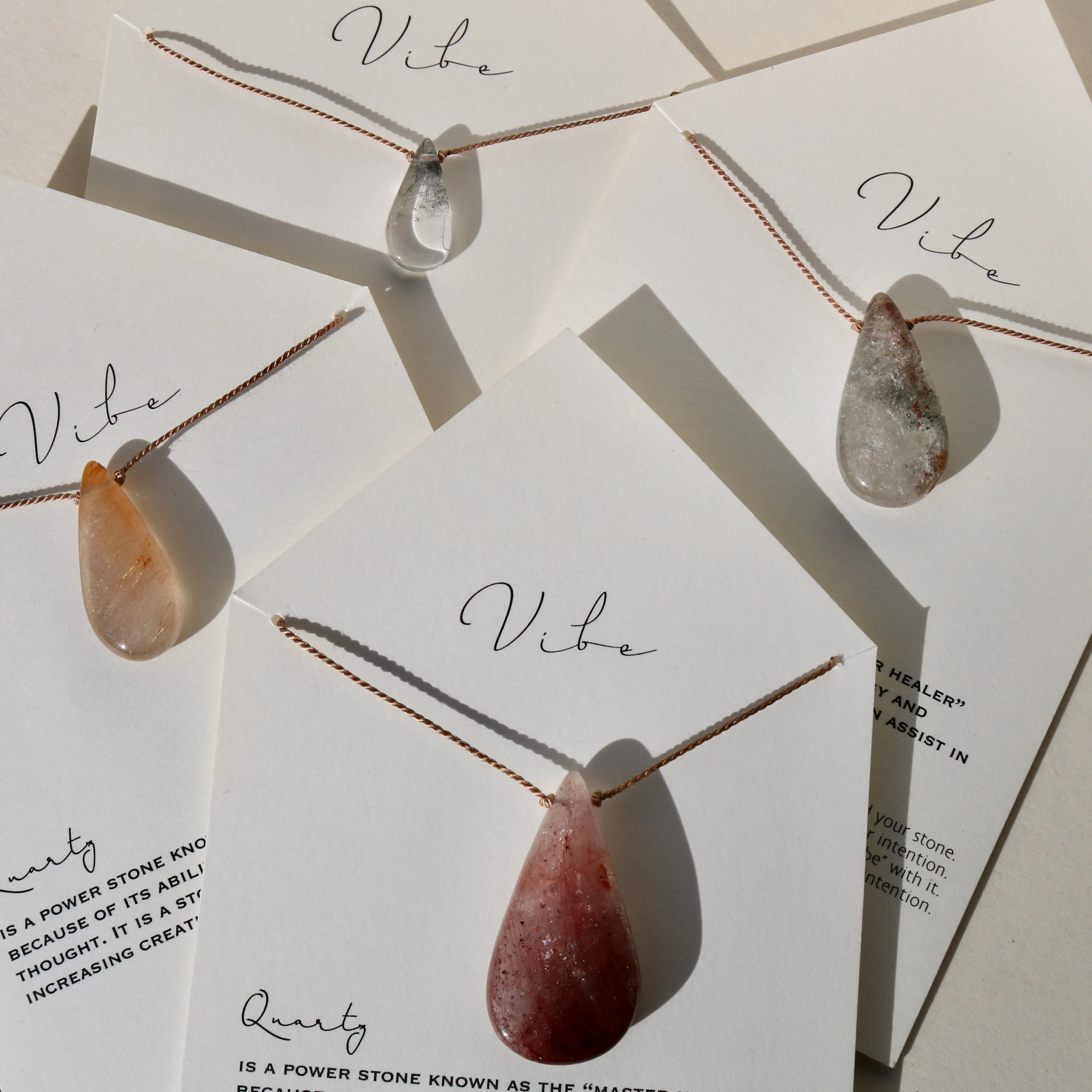 RUTILE QUARTZ NECKLACE