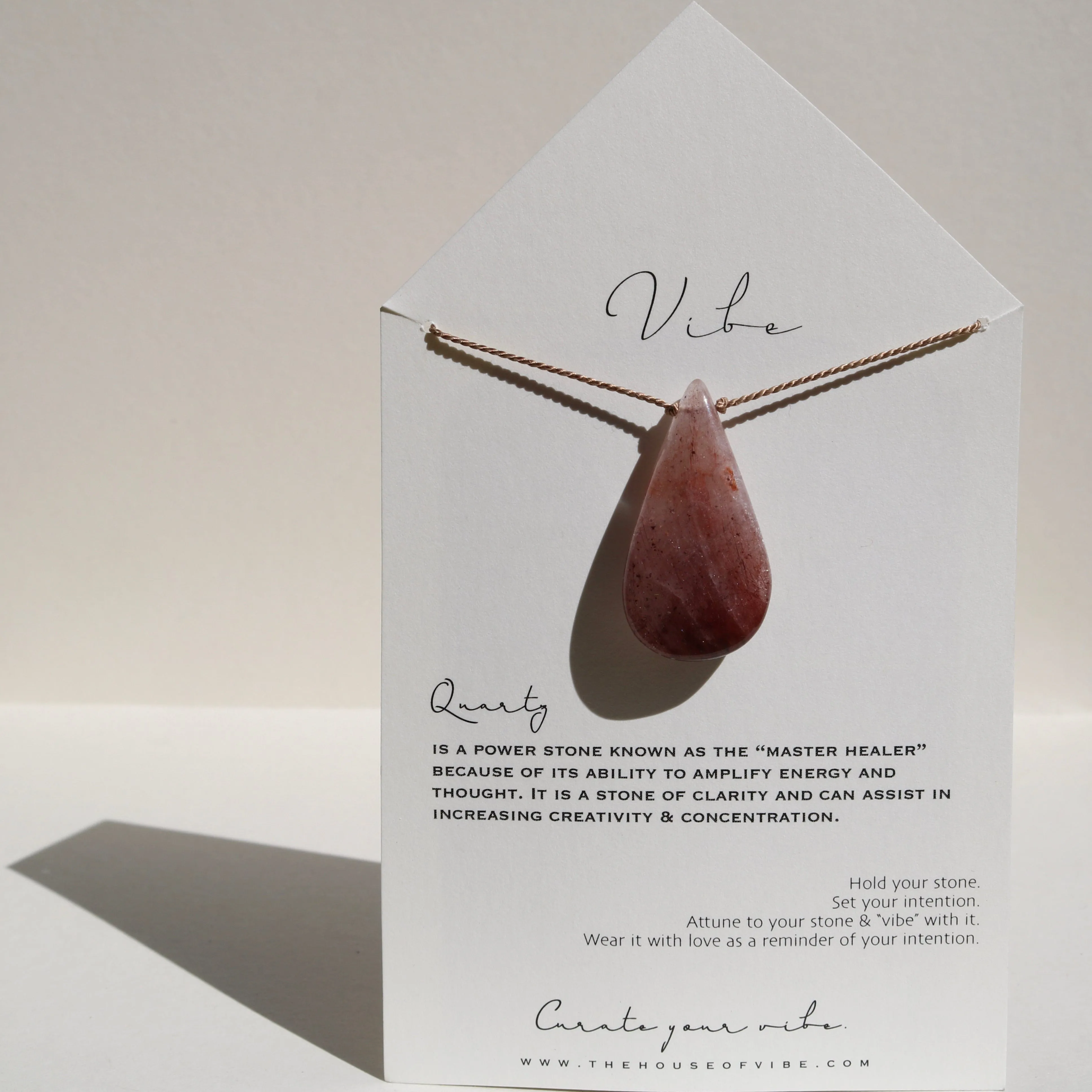 RUTILE QUARTZ NECKLACE