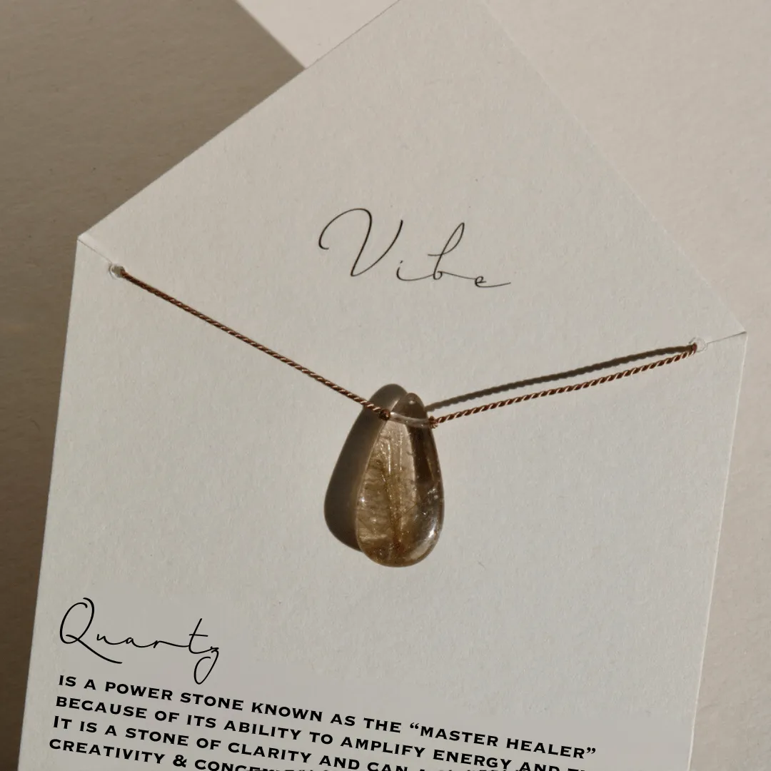 RUTILE QUARTZ NECKLACE