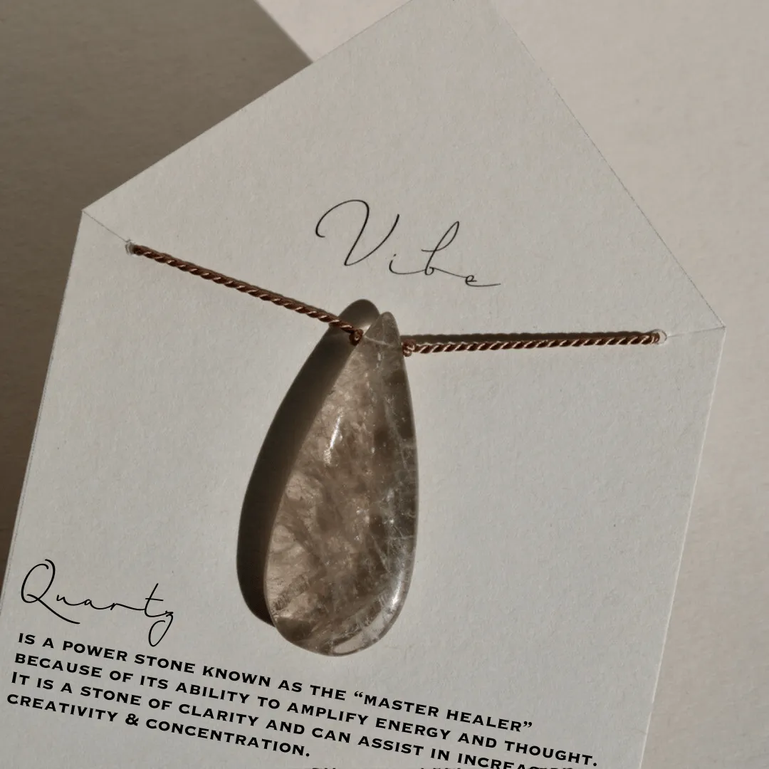 RUTILE QUARTZ NECKLACE