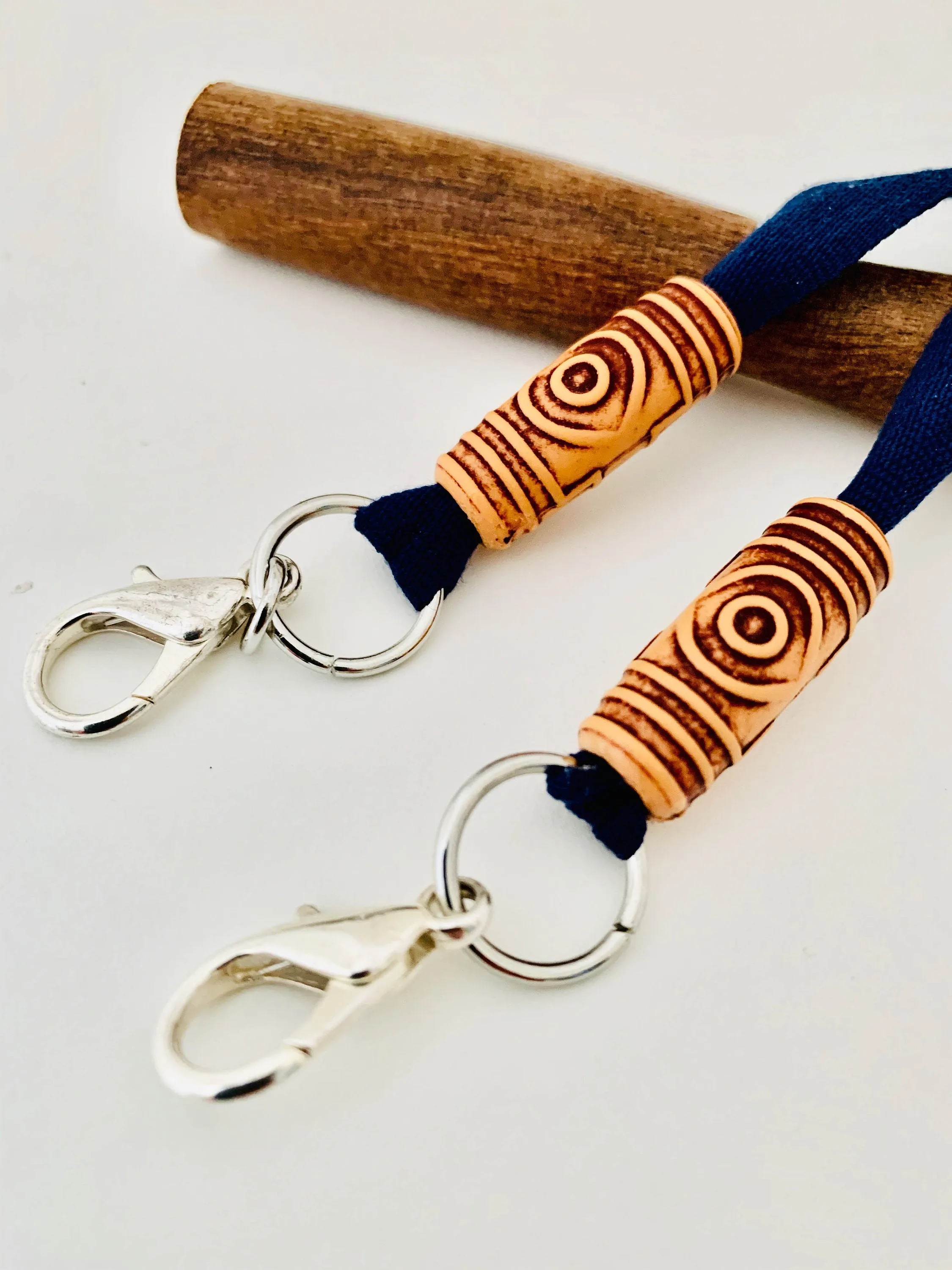 Sea Point  Face Mask Holder Wooden Necklace