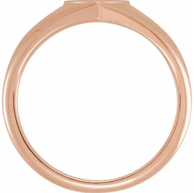 Signet Heart Ring