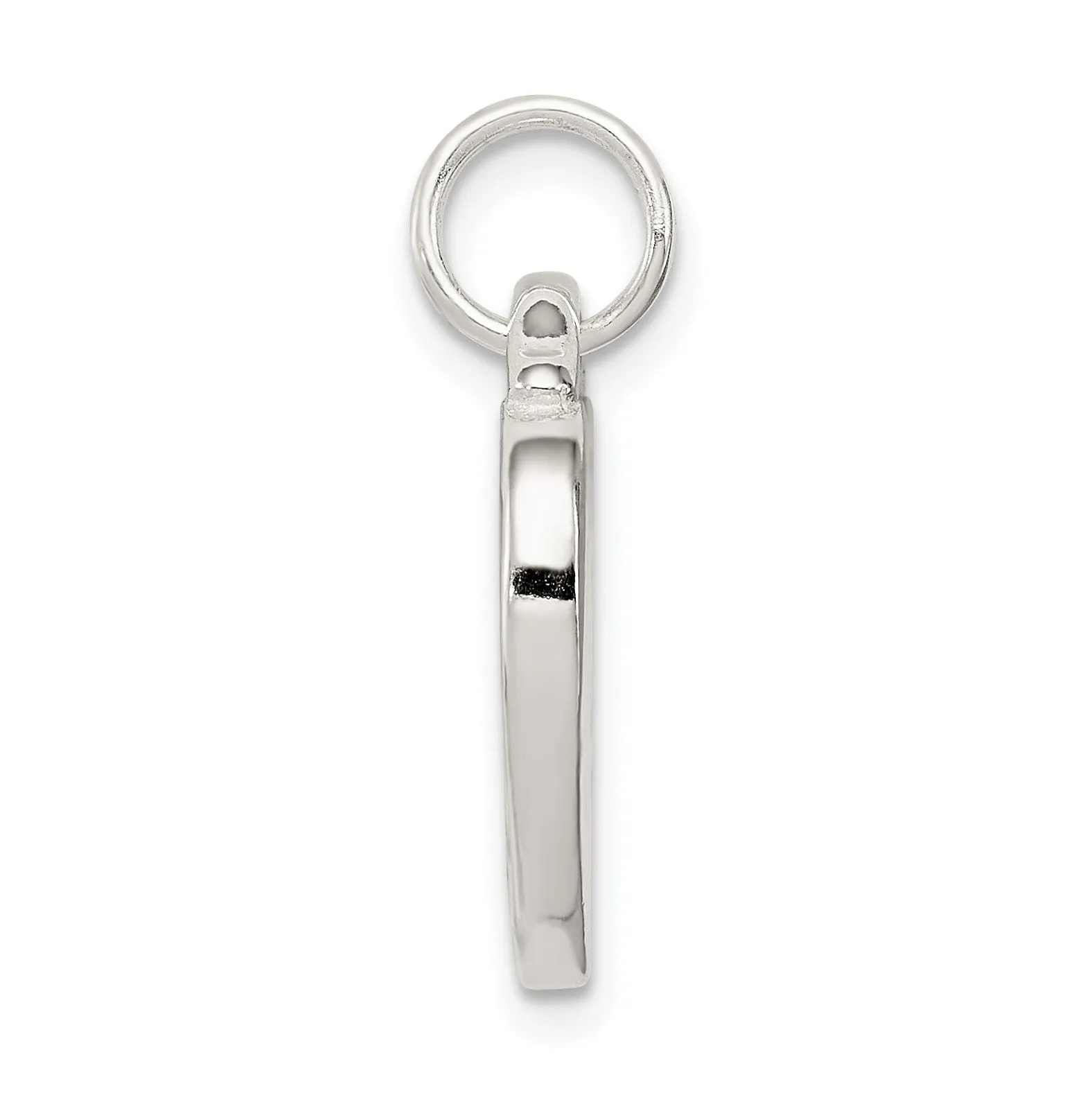 Silver Antiqued LIVE LAUGH LOVE Heart Charm