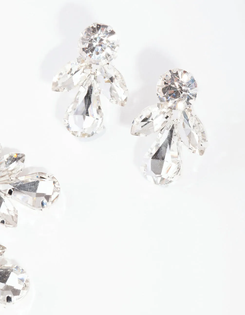 Silver Diamante Glamorous Jewellery Set