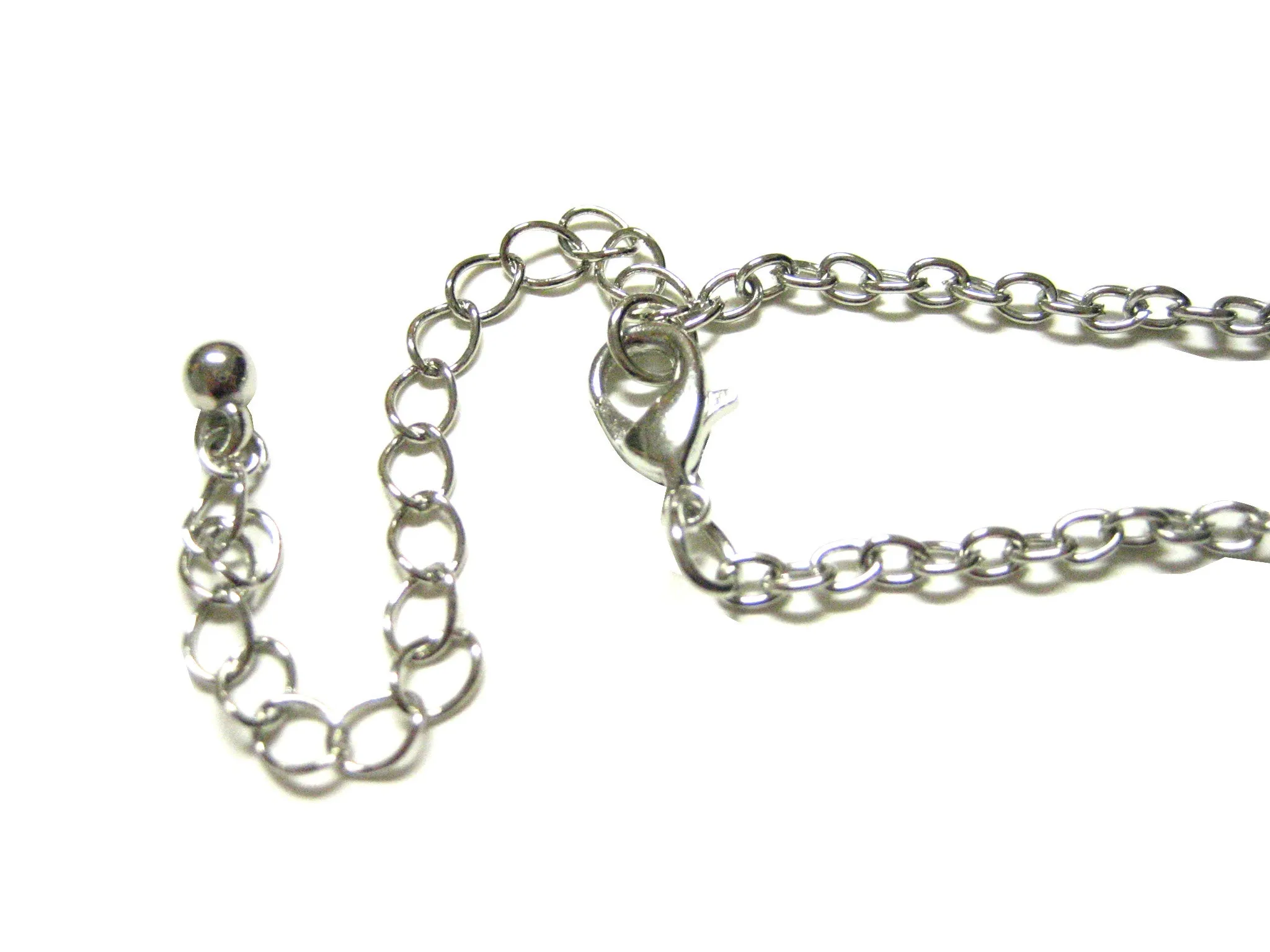 Silver Toned Belarus Map Outline Pendant Necklace