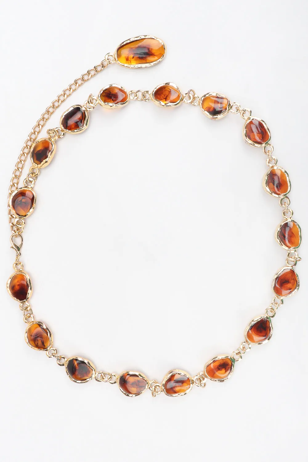 Smoky Amber Chain Belt