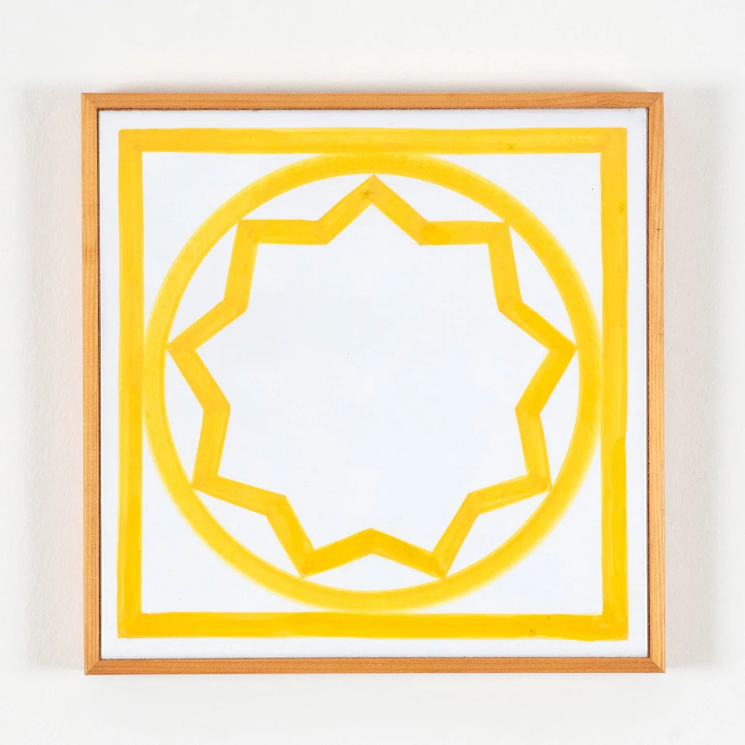 SOL LEWITT "SUNSHINE TILE" CERAMIC, 1985