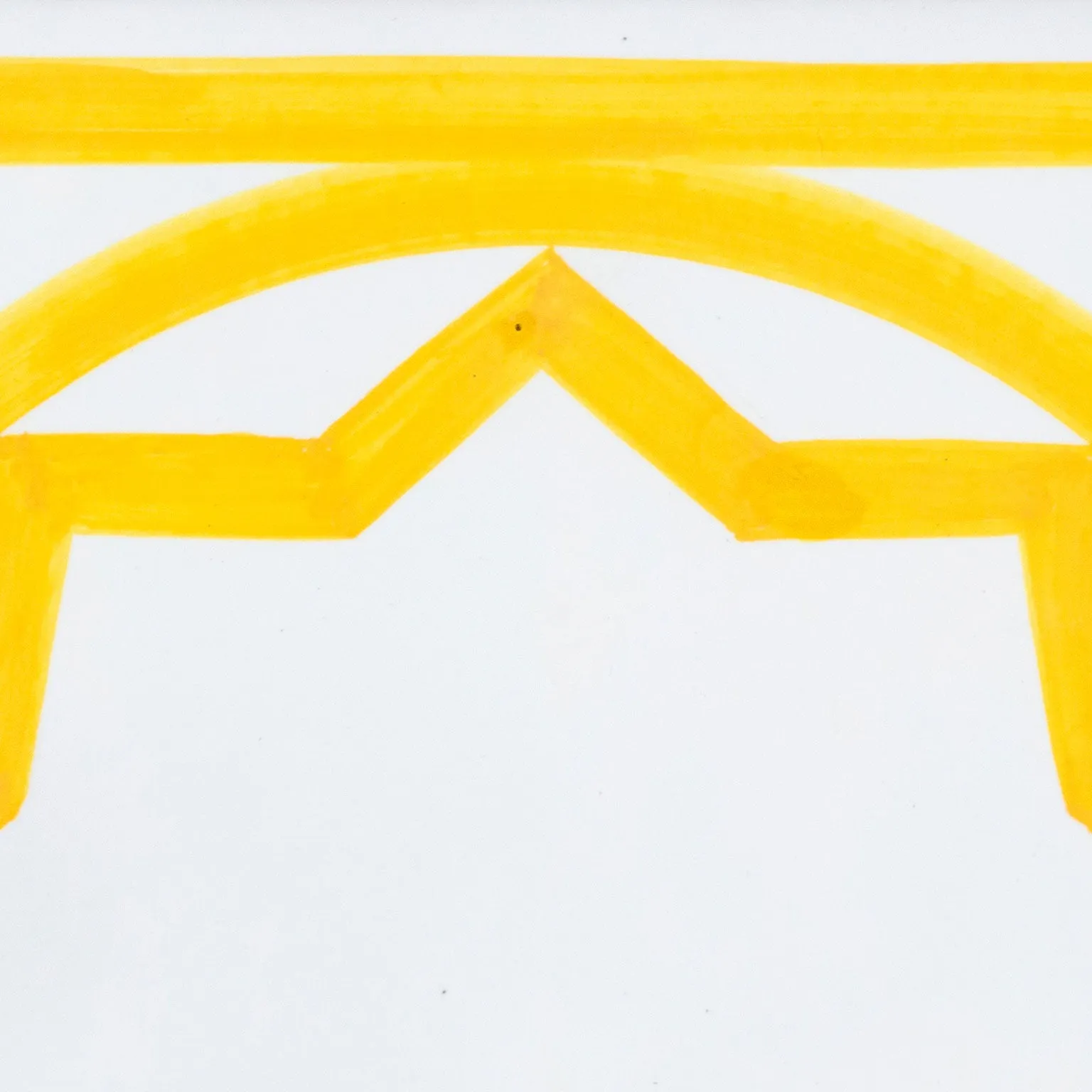 SOL LEWITT "SUNSHINE TILE" CERAMIC, 1985