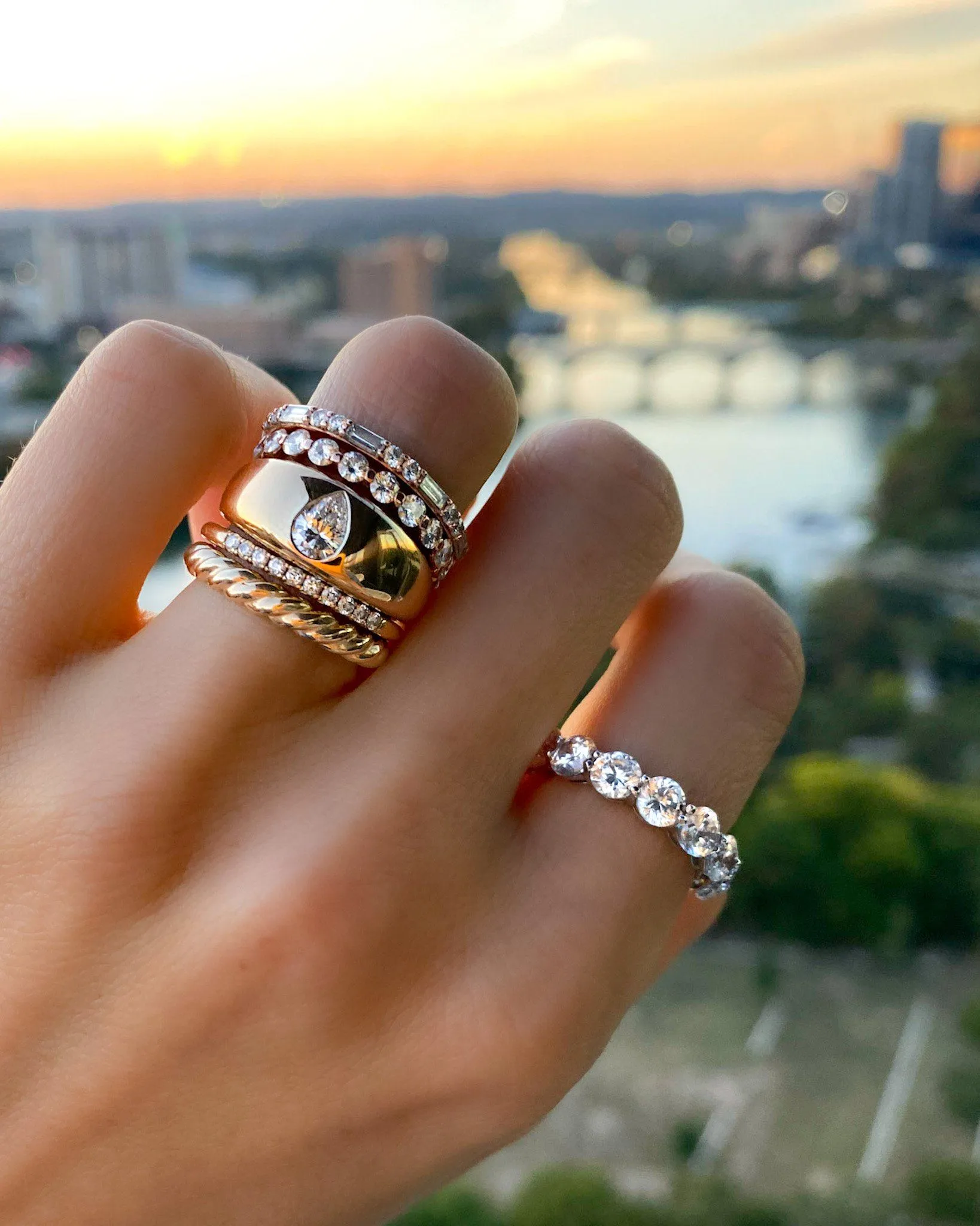 Solstice Wedding Band