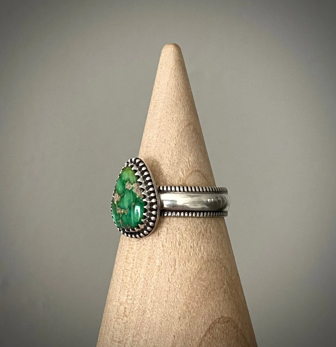 Sonoran Gold Teardrop Stacker Ring