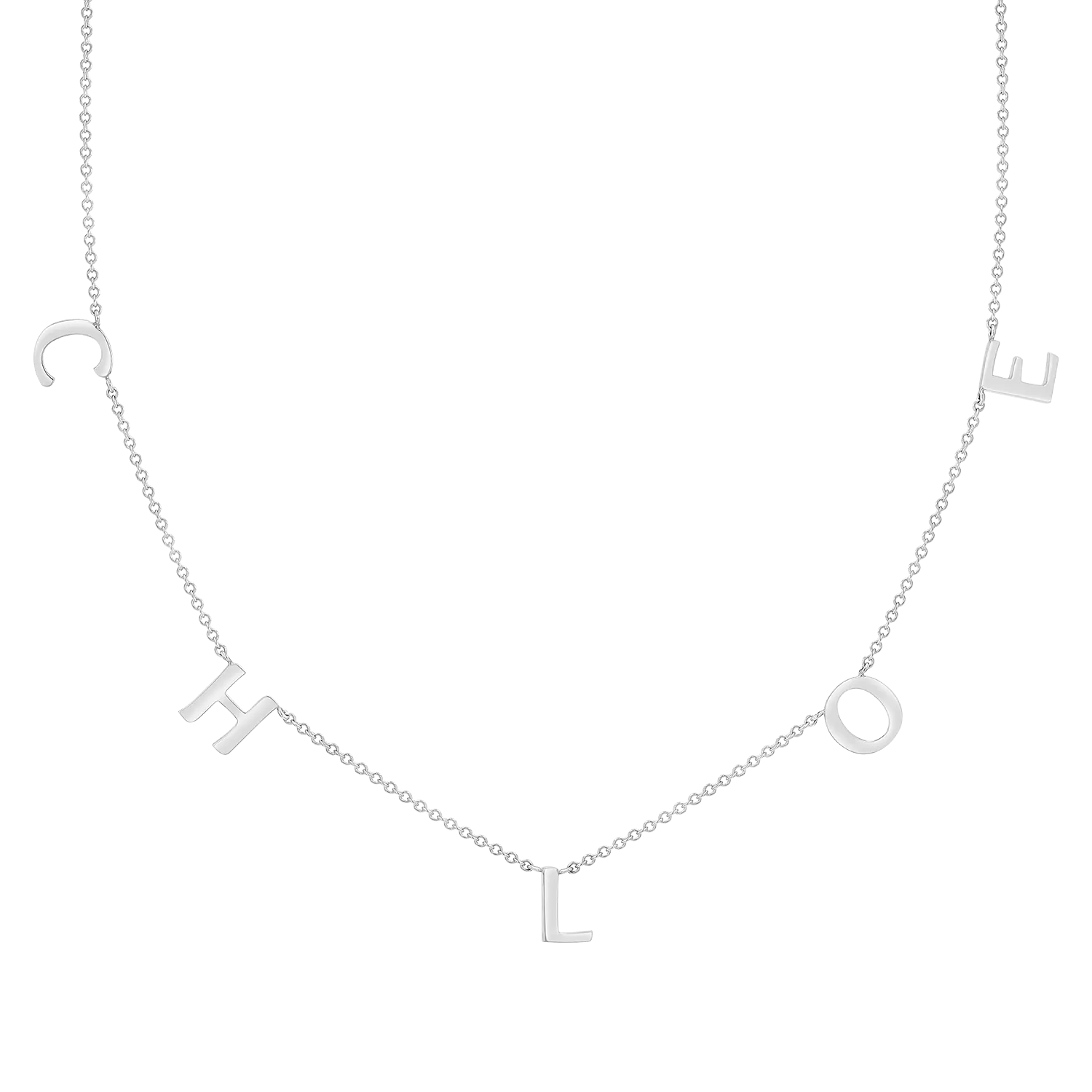 Spaced Letter Necklace