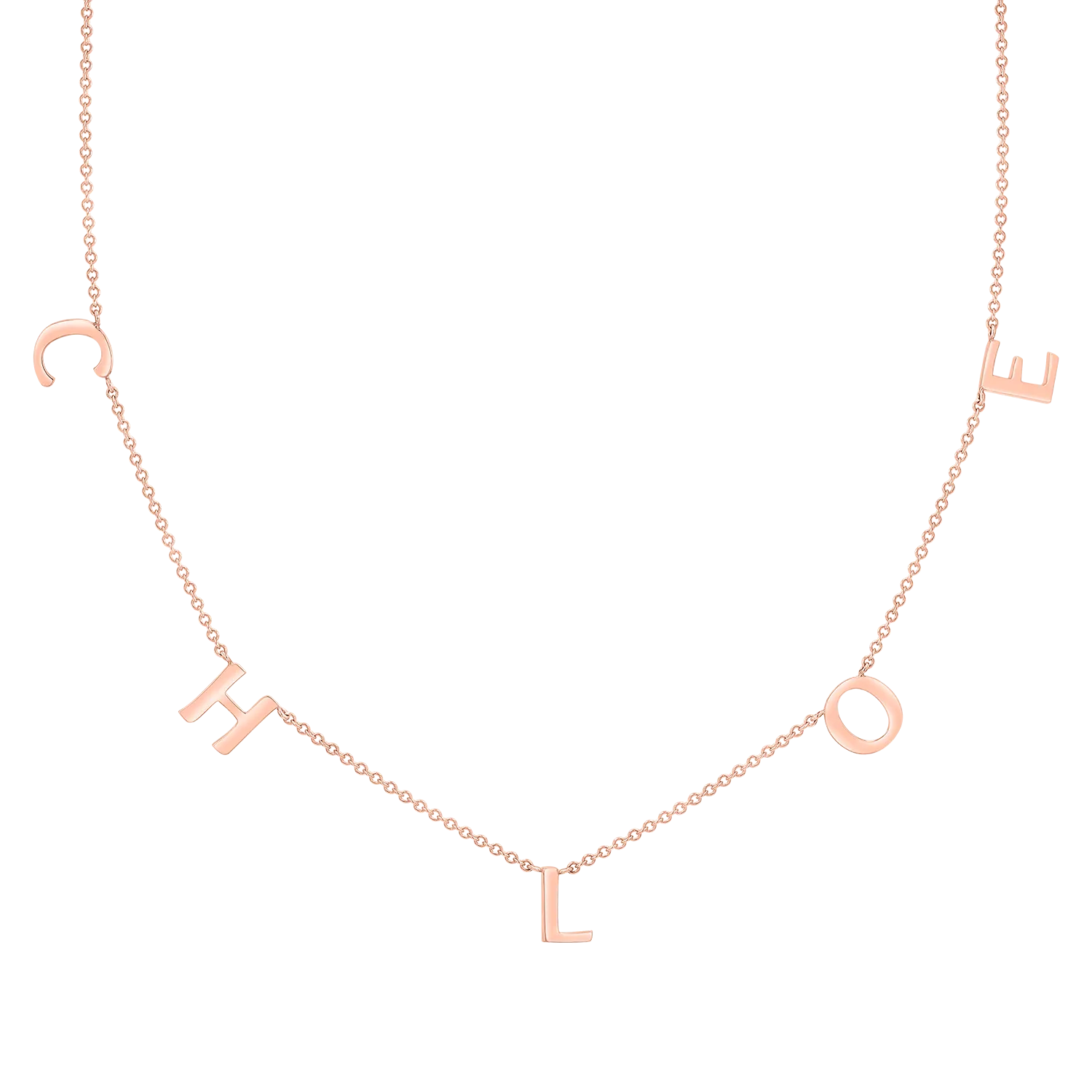 Spaced Letter Necklace