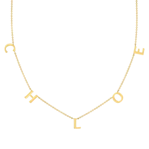 Spaced Letter Necklace