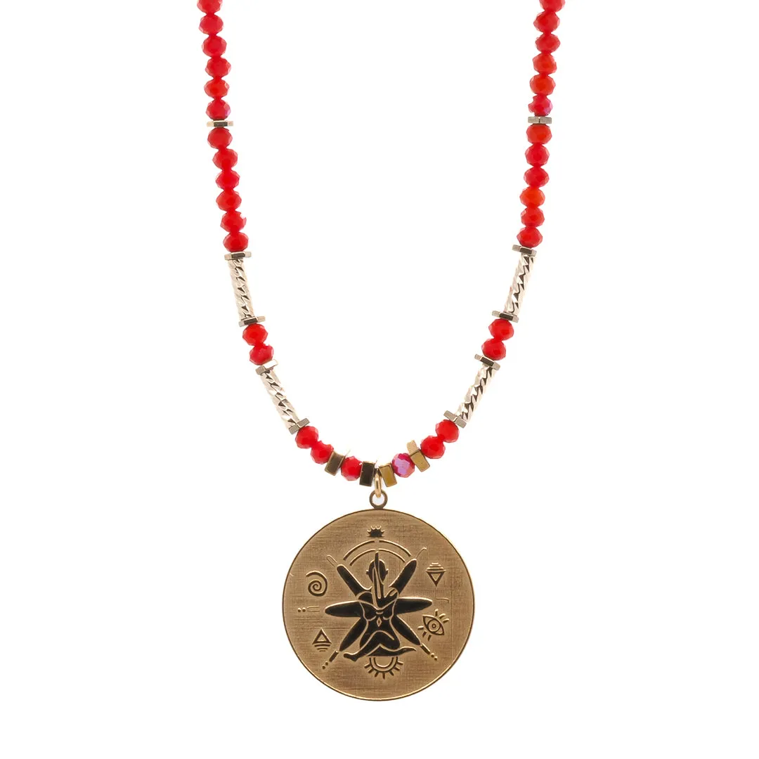 Spiritual Energy Beaded Yoga Choker Necklace