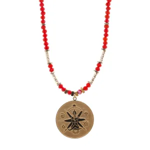 Spiritual Energy Beaded Yoga Choker Necklace