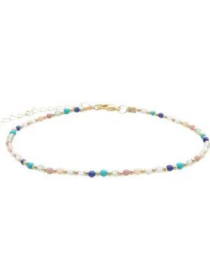 Spiritual Healer Healing 2mm Gold Chain Anklet