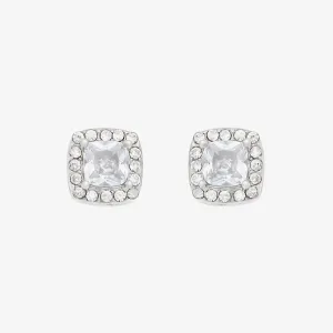 Square Crystal Stud Earrings