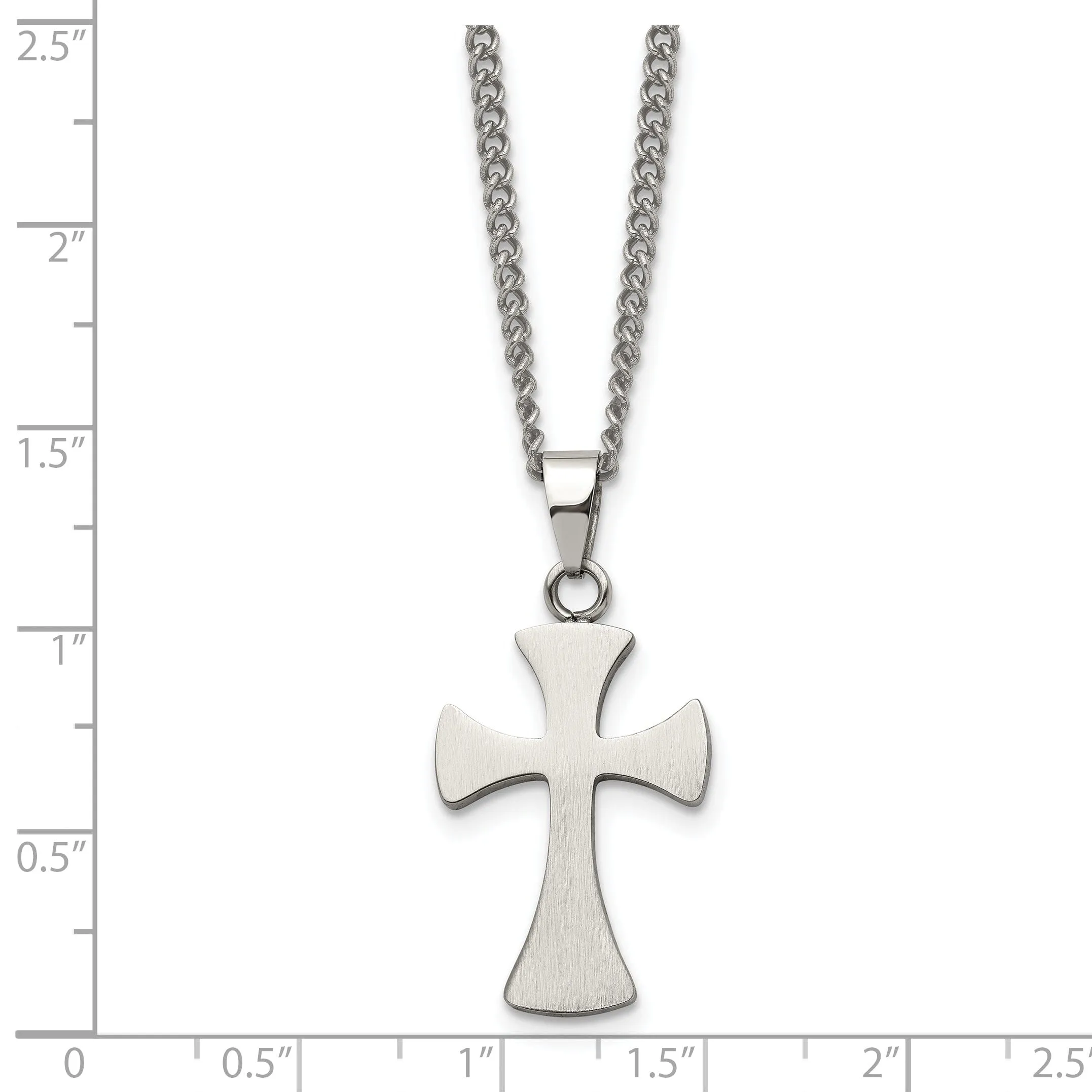 Stainless Steel Cross Necklace