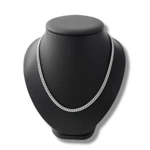 Sterling Silver 18" Cuban Link Chain