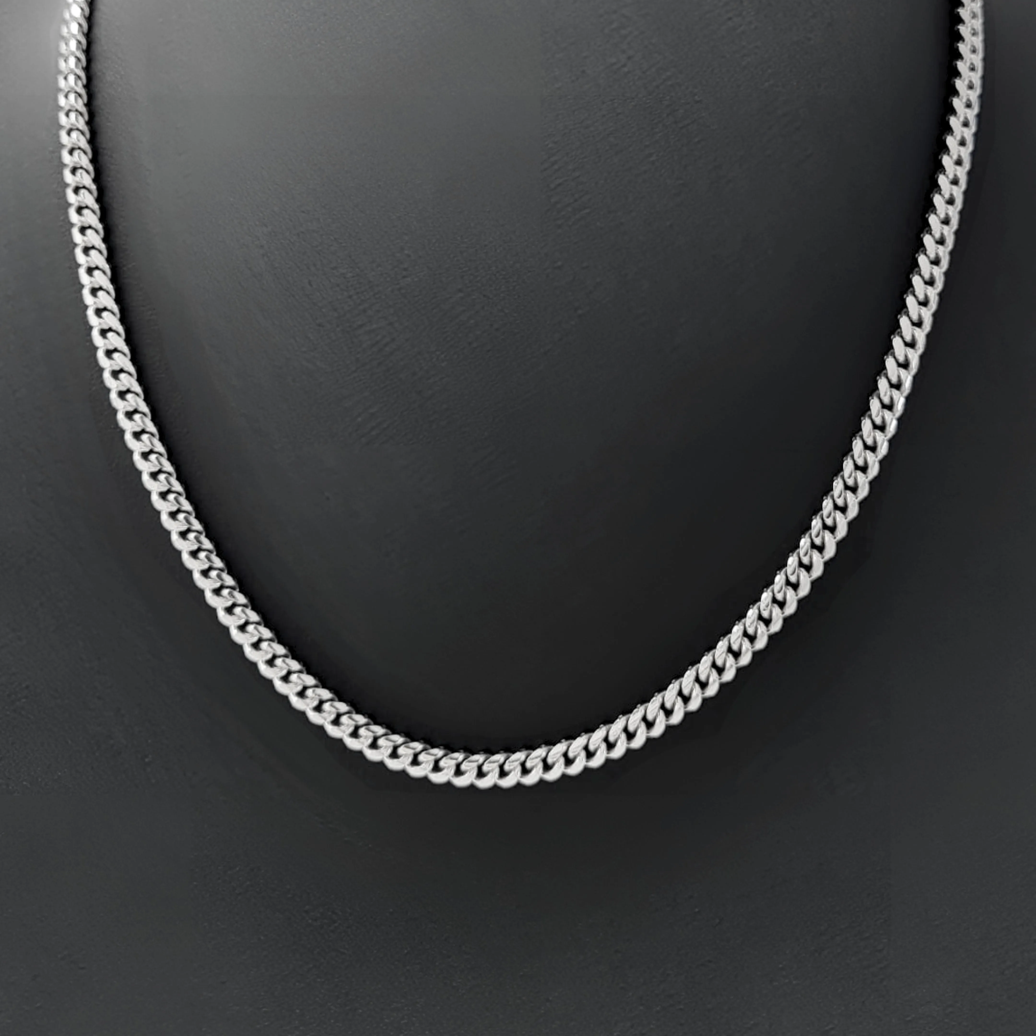 Sterling Silver 18" Cuban Link Chain