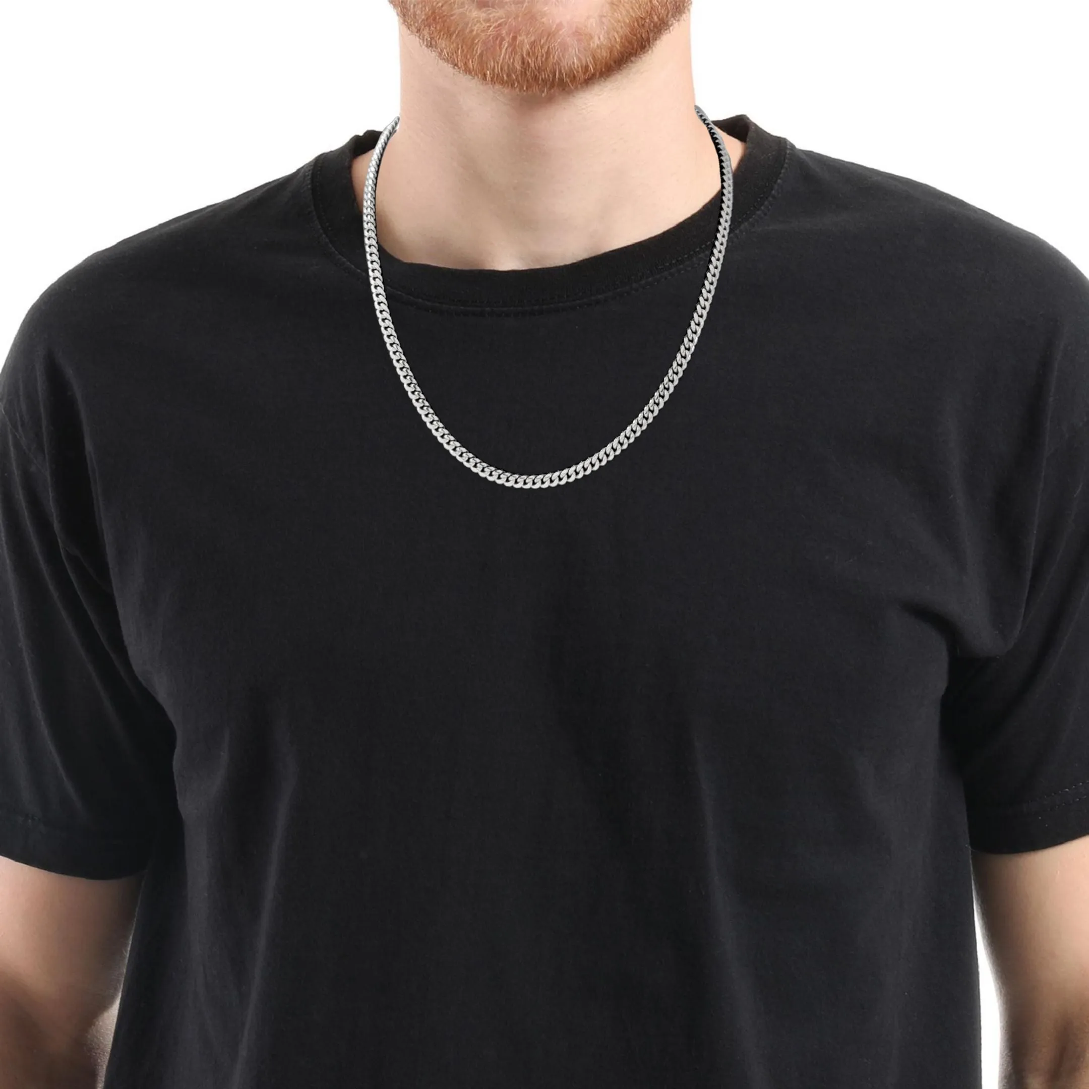 Sterling Silver 18" Cuban Link Chain