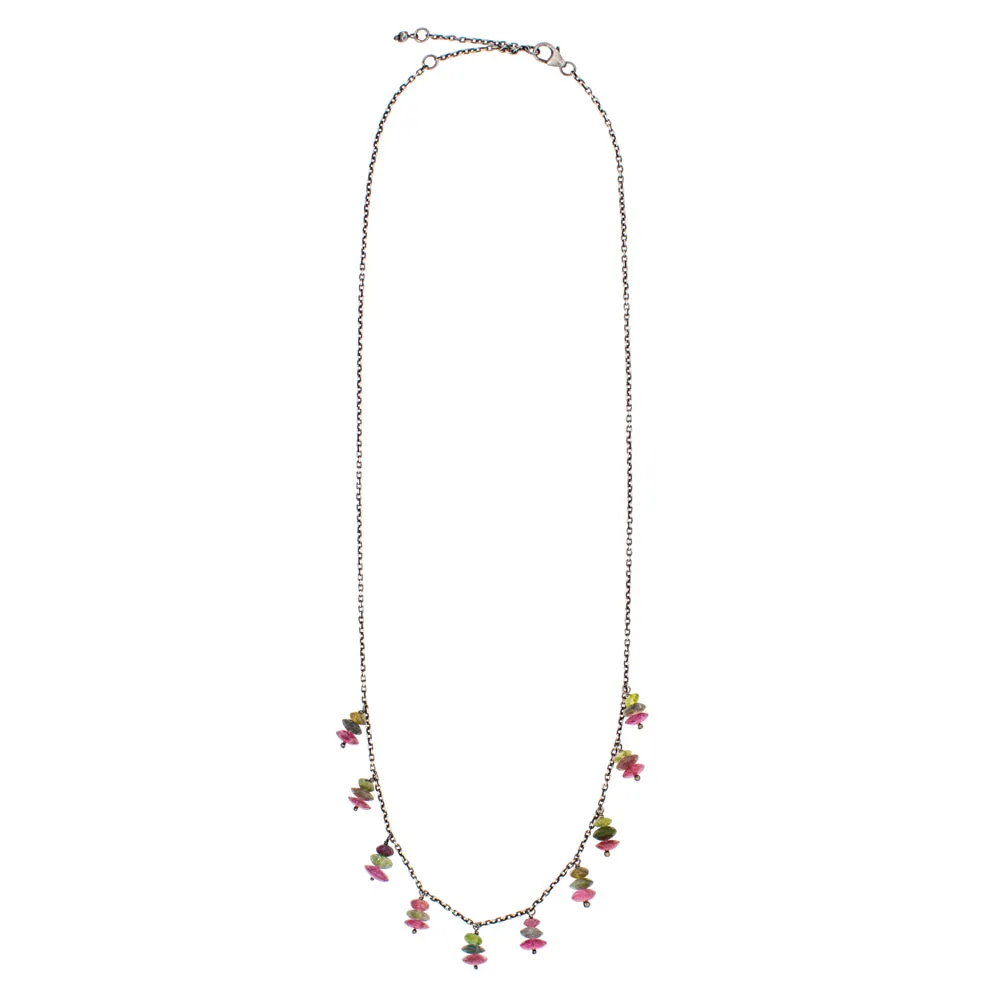 Stone Cairn Necklace in Tourmaline