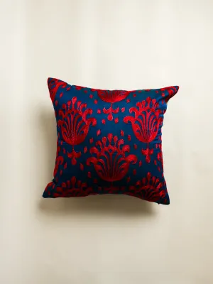 Suzani Majestic Americana Square Pillow Cover