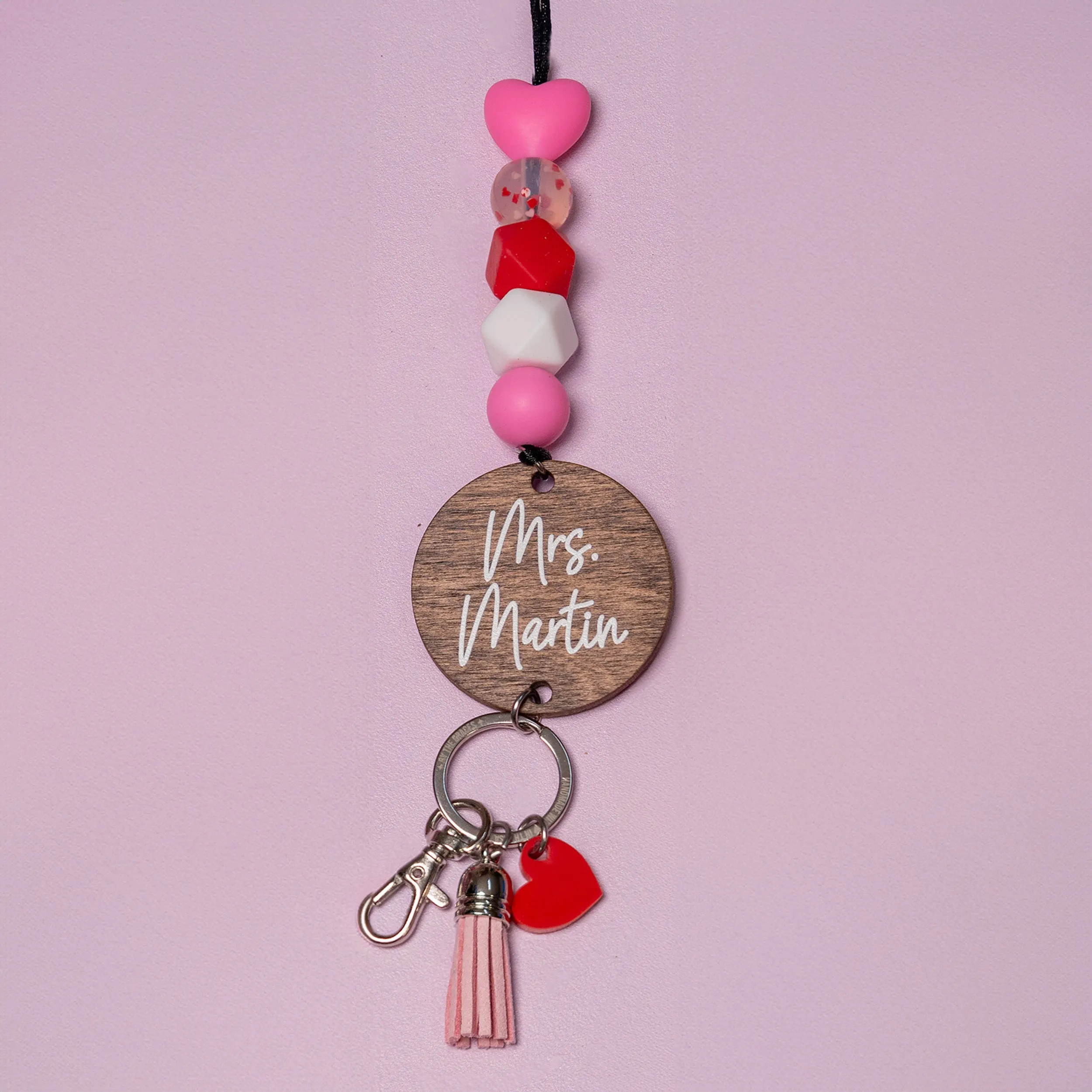 Sweet Hearts Personalized Teacher Lanyard