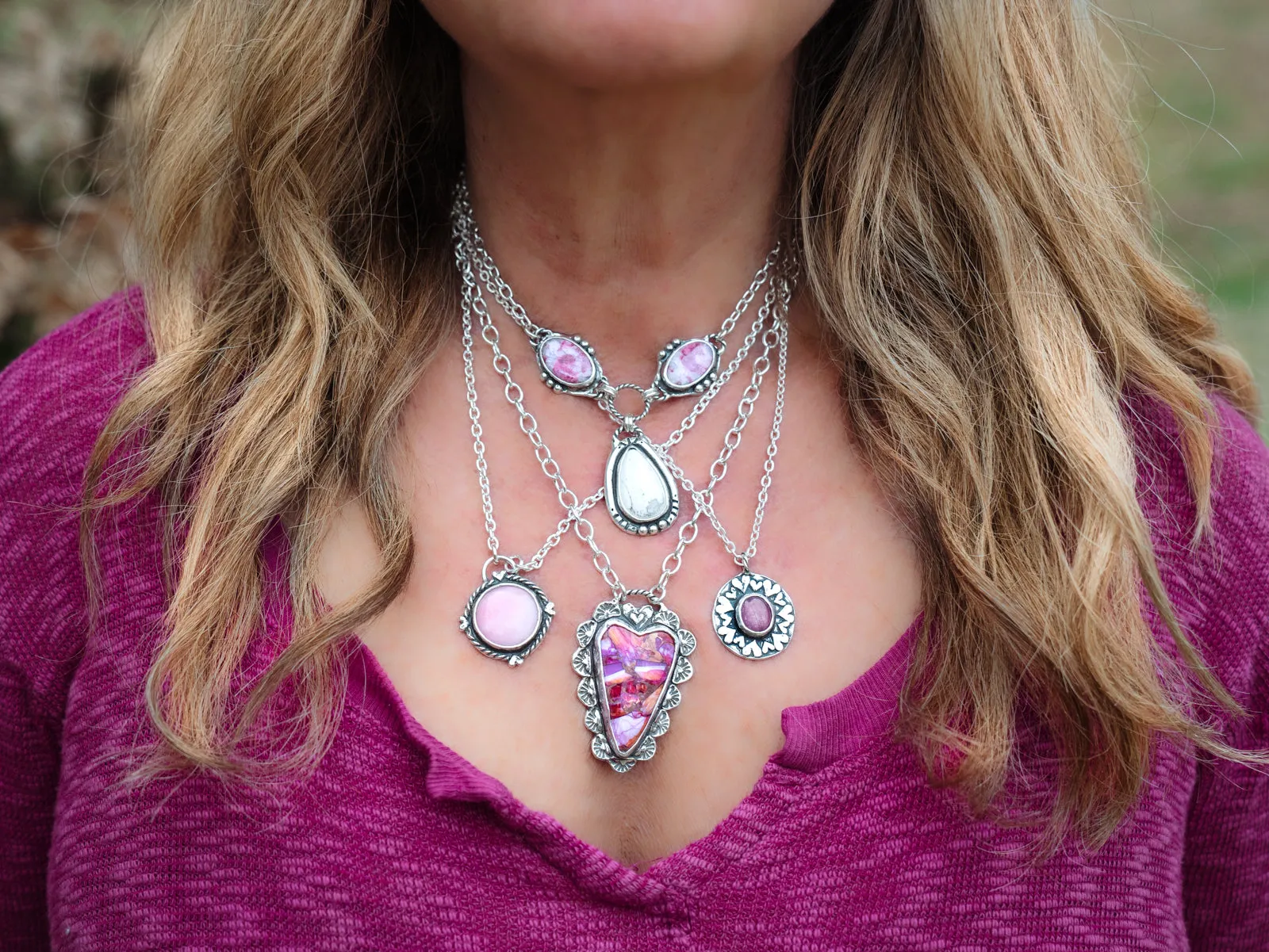 Sweetheart White Buffalo Necklace