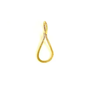 Tear Drop Connector in Brass